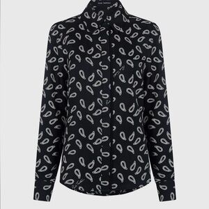 Pink Tartan Baby Paisley Silk Blouse size 0